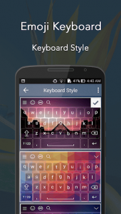 اسکرین شات برنامه Emoji Keyboard 1