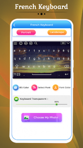 اسکرین شات برنامه French Keyboard 6