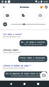 اسکرین شات برنامه Learn Spanish - Listening and Speaking 7