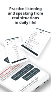 اسکرین شات 2 برنامه Spanish ー Listening・Speaking