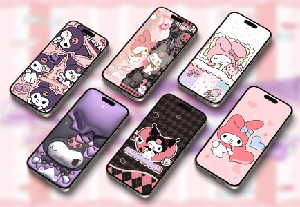 اسکرین شات 4 برنامه Kuromi & My Melody Wallpapers