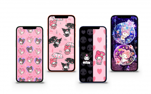 اسکرین شات 3 برنامه Kuromi & My Melody Wallpapers
