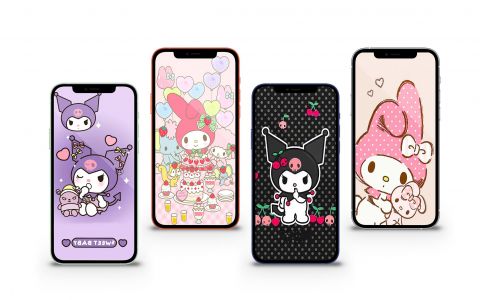 اسکرین شات 2 برنامه Kuromi & My Melody Wallpapers