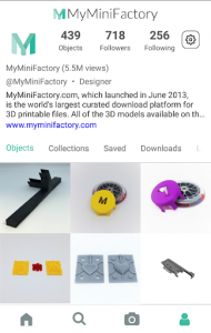 اسکرین شات برنامه MyMiniFactory - Search and Explore 6