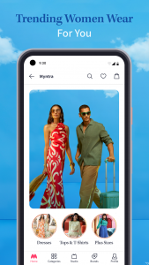 اسکرین شات برنامه Myntra - Fashion Shopping App 3