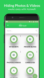 اسکرین شات برنامه MyPrivacy Secret Photo Album, Vault, and App Lock 1