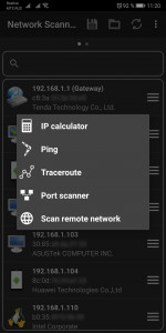اسکرین شات برنامه Network Scanner 4