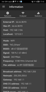 اسکرین شات 1 برنامه Network Utilities