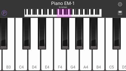 اسکرین شات برنامه Piano EM-1 1