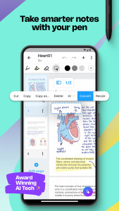 اسکرین شات 1 برنامه MyScript Notes for Students