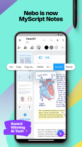اسکرین شات 1 برنامه MyScript Notes (Nebo)