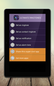 اسکرین شات برنامه Ultimate Ringtones 3
