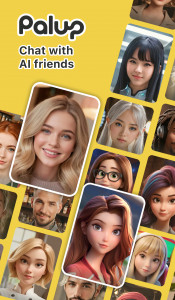 اسکرین شات برنامه PalUp: Chat with AI Friends 1