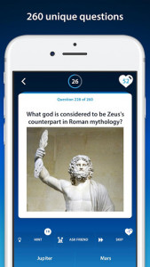 اسکرین شات برنامه Mythology Quiz 2