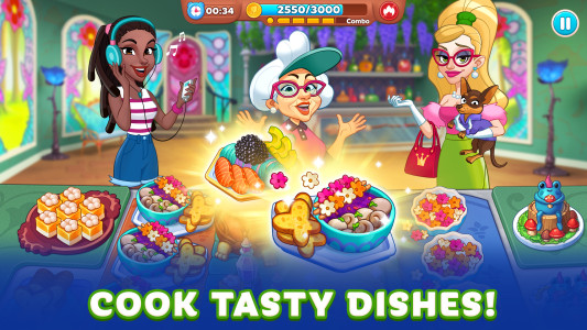اسکرین شات 1 بازی Chef & Friends: Cooking Game