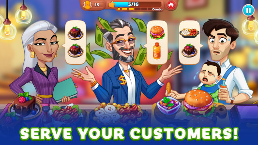 اسکرین شات 5 بازی Chef & Friends: Cooking Game
