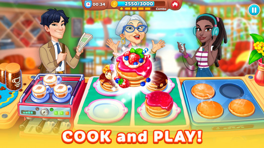 اسکرین شات بازی Chef & Friends: Cooking Game 2