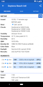اسکرین شات برنامه Avia Weather - METAR & TAF 2