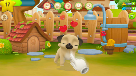 اسکرین شات بازی My Virtual Pet Louie the Pug 1