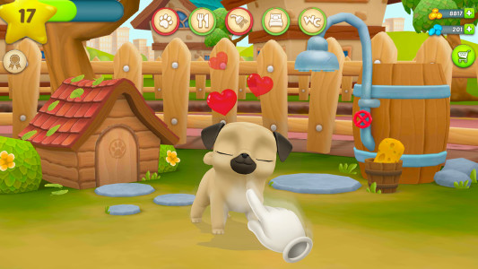 اسکرین شات 1 بازی My Virtual Pet Louie the Pug
