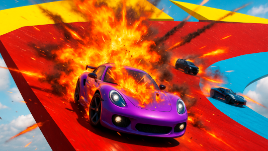 اسکرین شات 1 بازی Car Battle: Drive & Crash