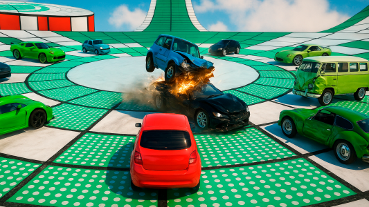 اسکرین شات 4 بازی Car Battle: Drive & Crash