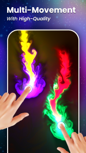 اسکرین شات برنامه Magic Fluid Animated Wallpaper 1