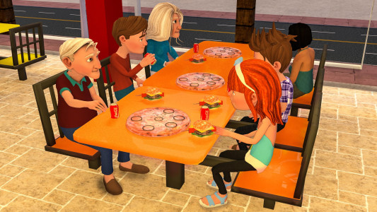 اسکرین شات 5 برنامه Super Grandpa Birthday Party3D