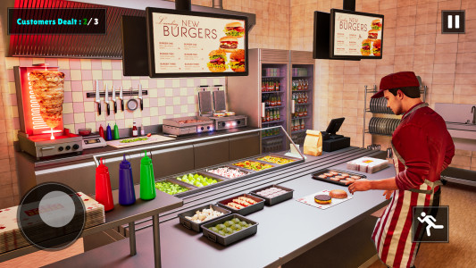 اسکرین شات 1 بازی Fast Food Burger & Pizza Shop