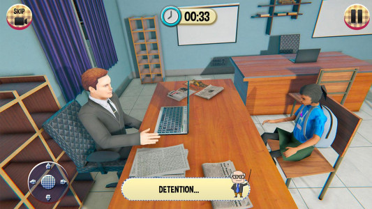 اسکرین شات بازی Virtual High School Girl Game 3