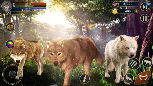 اسکرین شات 1 بازی The Wild Wolf Life Simulator