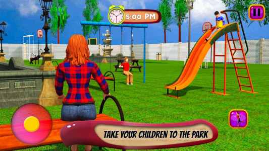 اسکرین شات بازی Virtual Mother Life Sim Games 1