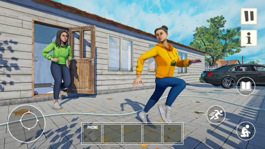اسکرین شات 4 بازی Schoolgirl Stealth Runaway Sim