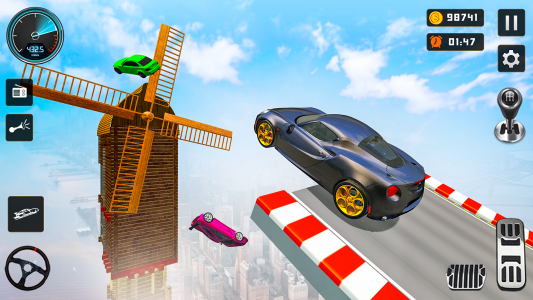 اسکرین شات برنامه Ramp Car Racing : Car stunt 5