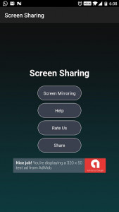 اسکرین شات برنامه Miracast Screen Sharing App 2