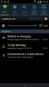 اسکرین شات برنامه Show Battery Percentage 2