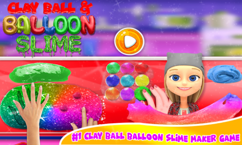 اسکرین شات بازی DIY Balloon Slime Smoothies & Clay Ball Slime Game 1