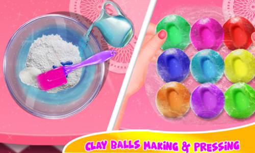 اسکرین شات بازی DIY Balloon Slime Smoothies & Clay Ball Slime Game 2