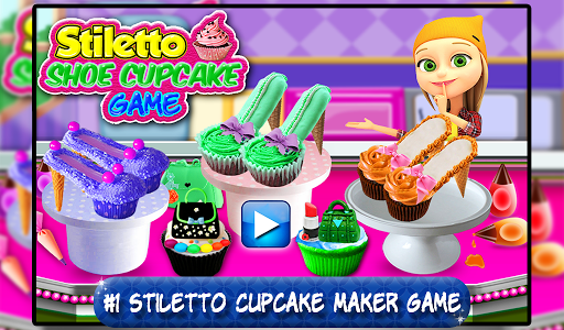 اسکرین شات بازی Stiletto Shoe Cupcake Maker Game! DIY Cooking 5