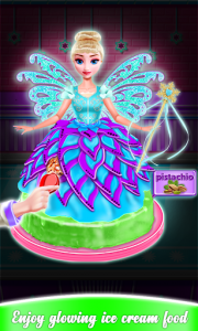 اسکرین شات بازی Glow in The Dark Ice Cream Fairy Cake! Magic Dolls 4