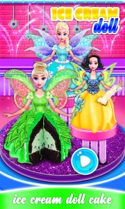 اسکرین شات بازی Glow in The Dark Ice Cream Fairy Cake! Magic Dolls 1