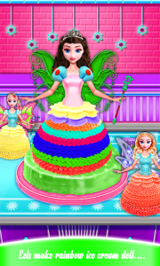 اسکرین شات بازی Glow in The Dark Ice Cream Fairy Cake! Magic Dolls 7