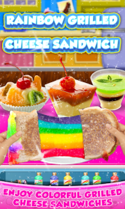 اسکرین شات بازی Rainbow Grilled Cheese Sandwich Maker! DIY cooking 1