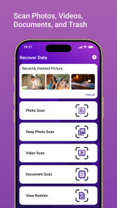 اسکرین شات برنامه Restore My All Deleted Photos 1