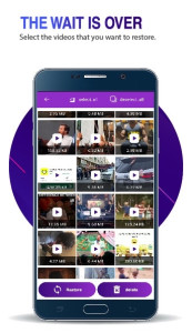 اسکرین شات 3 برنامه Deleted Video Recovery