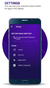 اسکرین شات 7 برنامه Deleted Video Recovery