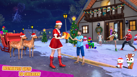 اسکرین شات بازی Santa Mom Happy Christmas Game 1