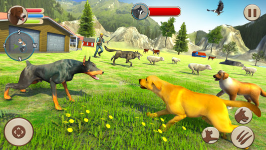 اسکرین شات بازی Dog Family Sim Animal Games 2