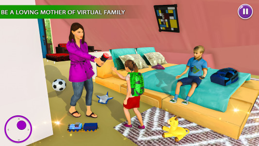 اسکرین شات بازی Virtual Mom Family Simulator 2