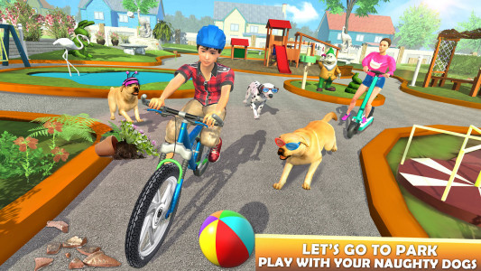 اسکرین شات بازی Family Pet Dog Games 3